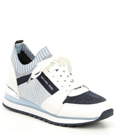 michael michael kors billie trainer sneakers|Michael Kors knit sneakers.